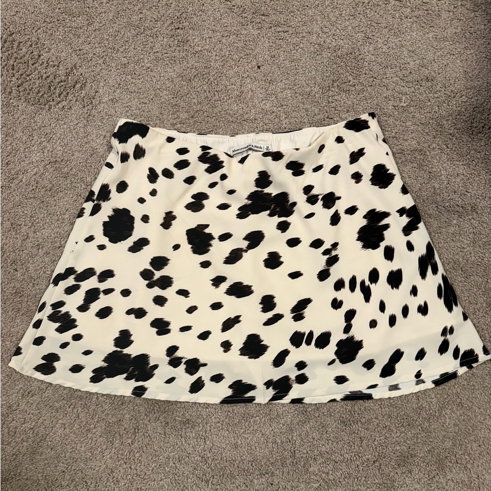 Abercrombie & Fitch Dalmatian Print Mini Skirt